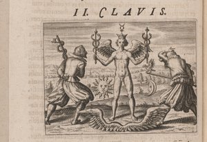 Tripvs avrevsのイラスト、つまり、3つの最も選択された..パート化学者、1618 作： Theodore de Bry