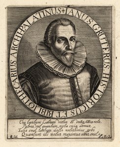 ヤン・グルーター（フランドル生まれの言語学者 作： Theodore de Bry