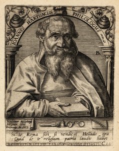 ヨハネス・ハートゥング（ドイツのグラエティスト、ヘブライスト 作： Theodore de Bry