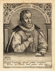 カール・フォン・ウテンホーヴェ、フランドルの学者・詩人。 作： Theodore de Bry