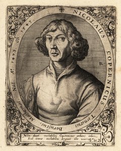 ニコラウス・コペルニクス（ルネッサンス期の多才な人物）。 作： Theodore de Bry