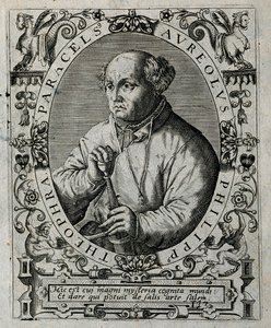 Philippus Theophrastus Aureolus Bombastus von Hohenheim Paracelsus、1645。 作： Theodore de Bry