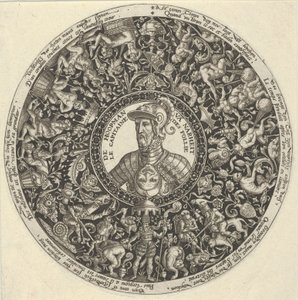 Tazza Designs のシリーズからの Alva 公爵の肖像。 1588年。