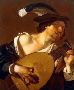 リュート奏者、1621-22