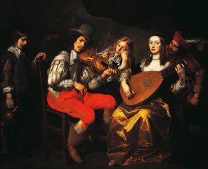 コンサート、Theodor van Thulden作、1650年頃