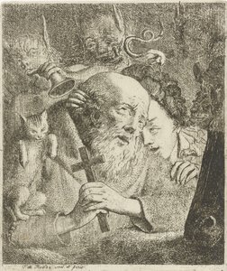 聖アントニウスの誘惑 作： Theodorus de Roode