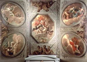 ヘラクレスの神化」天井画 作： Theodorus van der Schuer