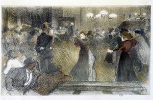 ボール - Steinlenによるドローイング 作： Théophile Alexandre Steinlen