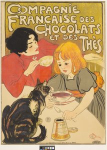 フランス・チョコレート・紅茶会社 作： テオフィルアレクサンドル・スタインレン