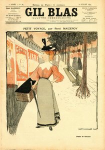 "Gil Blas "の表紙 作： Théophile Alexandre Steinlen