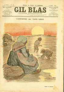 "Gil Blas "の表紙 作： Théophile Alexandre Steinlen