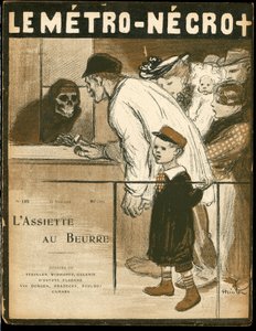 The Butter Plate」125号の表紙、Satirique en Colours 作： Théophile Alexandre Steinlen