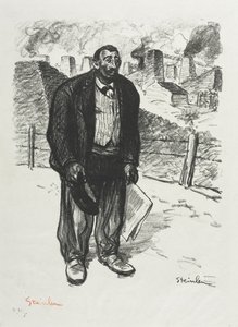 誠実な労働者 作： Théophile Alexandre Steinlen