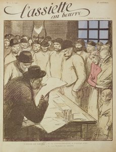 La Caisse de Greve」風刺画、「L