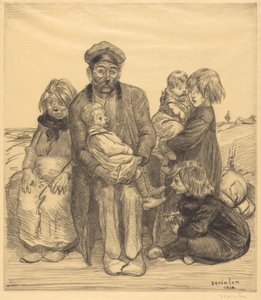 貧民 作： Théophile Alexandre Steinlen