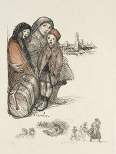 難民 作： Théophile Alexandre Steinlen