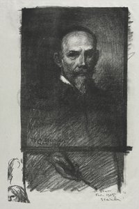 自画像 作： Théophile Alexandre Steinlen