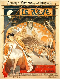 夢 作： Théophile Alexandre Steinlen