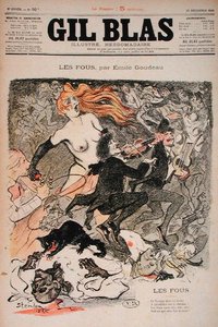 ギル・ブラス」より「ルナティクス 作： Théophile Alexandre Steinlen