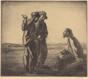 三人の仲間 作： Théophile Alexandre Steinlen