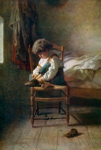 独りで、19世紀、1912年。 作： Theophile Emmanuel Duverger