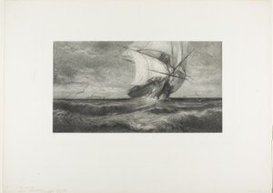 幻の船 作： Theophile Narcisse Chauvel