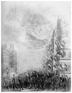 「8月2日」、c1840-1900 1924 作： Theophile Steinlen