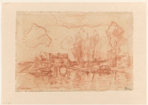 ナイメーヘン近郊の風景 作： Theophile de Bock