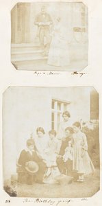 パパとママ、誕生日グループ、1853-56 作： Thereza Llewelyn