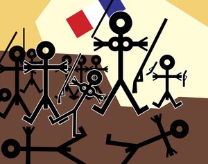人々のアイコンをリードするリバティ、2006年（デジタル） 作： Thisisnotme Thisisnotme