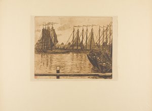 レスタンペ・オリジナル7枚目のアルバムより「漁船団 作： Théo van Rysselberghe