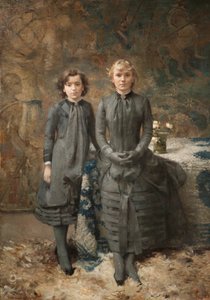 画家シュロバッハの姉妹、1884年。