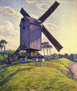 フランダースの風車。フランダースの風車、1894 作： Théo van Rysselberghe