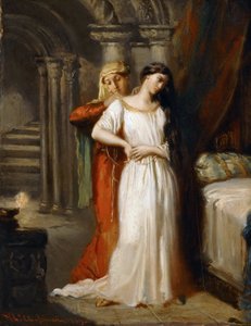 1849年、デズデモナがベッドで休む。 作： Théodore Chassériau