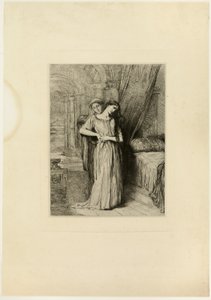 もし私があなたより先に死ぬなら、オセロのプレート8 作： Théodore Chassériau