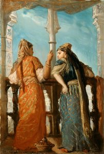 バルコニーのユダヤ人女性、アルジェ、1849年。