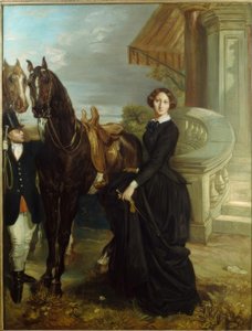 ランチコート伯爵夫人の肖像 作： Théodore Chassériau
