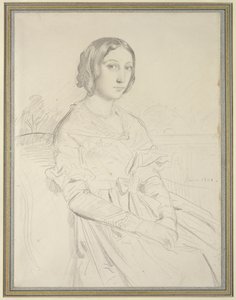 若い女性の肖像、1841
