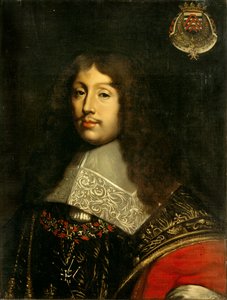 フランソワ・ド・ラ・ロシュフーコー公爵（1613-1680）の肖像 フランスの作家 テオドール・シャセリウ（1819-1856）の絵画 19世紀 日0,73x0,57 m