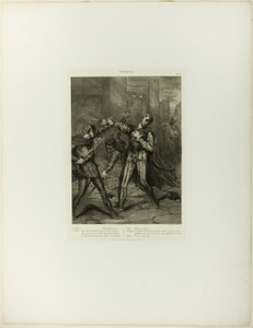 悪役、Thou Diest、オセロのプレート 10 作： Théodore Chassériau