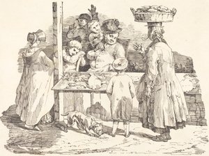 居眠り魚屋 作： Théodore Gericault and Nicolas Toussaint Charlet