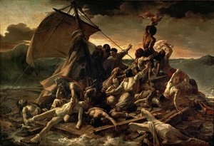 フランス語  Le Radeau de La Méduse メドゥーサの筏 作： セオドア・ジェリコー