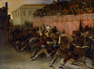 ローマの搭乗者なしレーサー 作： Theodore Gericault