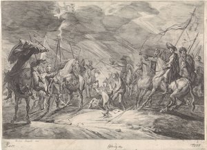 戦場のシーン 騎馬戦（シリーズタイトル） 作： Théodorus van Kessel