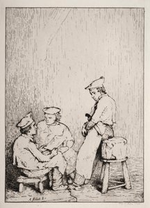 地図。 作： Auguste Theodule Ribot