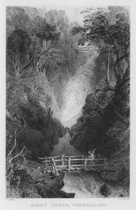 カンバーランドのアイリーフォース（彫刻作品 作： Thomas (after) Allom