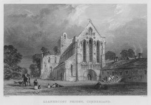 カンバーランド、Llanercost Priory（彫刻