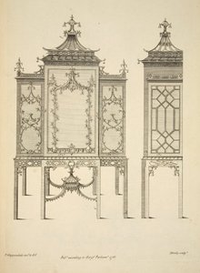 チャイナケースのデザイン、パブ。1753年（彫版