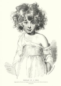 子供の肖像（彫刻 作： Thomas (after) Lawrence