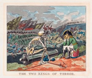恐怖の二人の王。ナポレオンと死 作： Thomas (after) Rowlandson